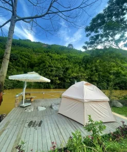 Hình ảnh lều ngoài trời hai người ở